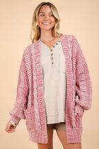 VERY J Cable Knit Open Front Cardigan - Delanoir