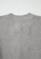 Bow Round Neck Long Sleeve Cardigan - Delanoir