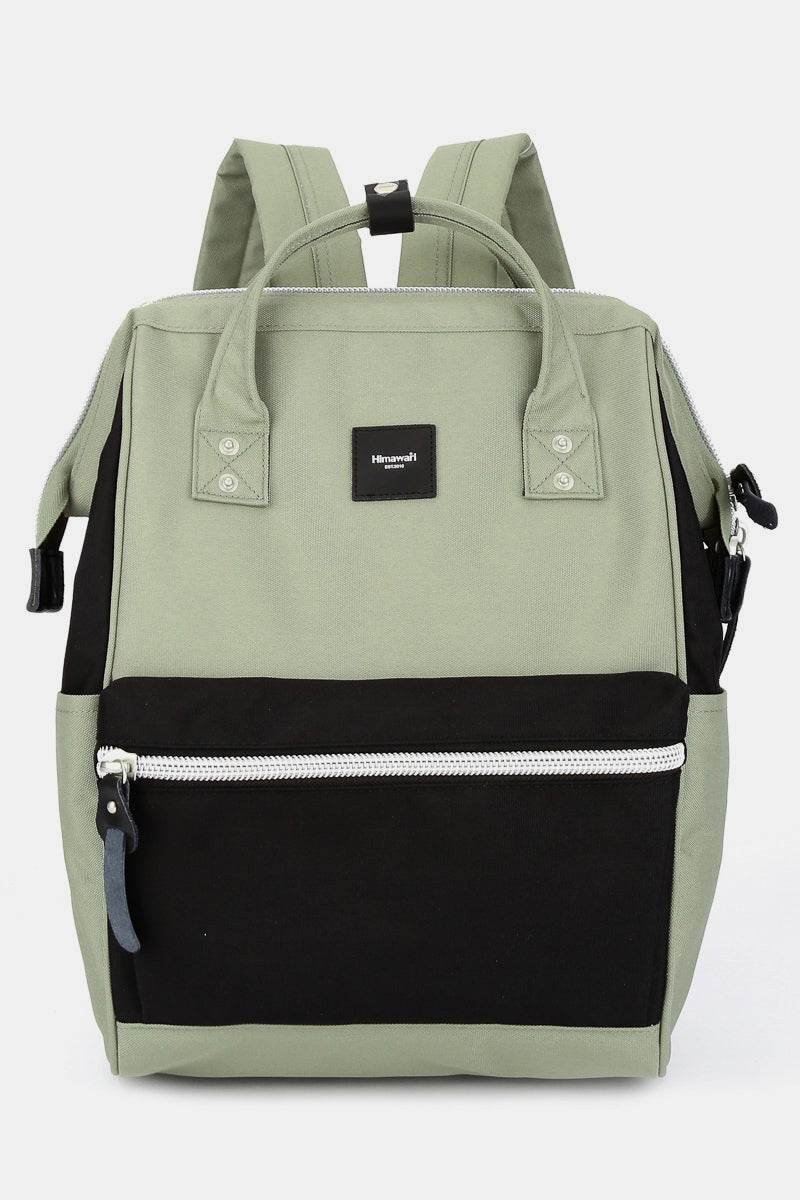 Himawari Water Resistant Canvas Backpack Bag with Side Pockets - Delanoir