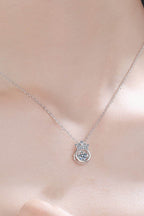 Moissanite 925 Sterling Silver Necklace - Delanoir
