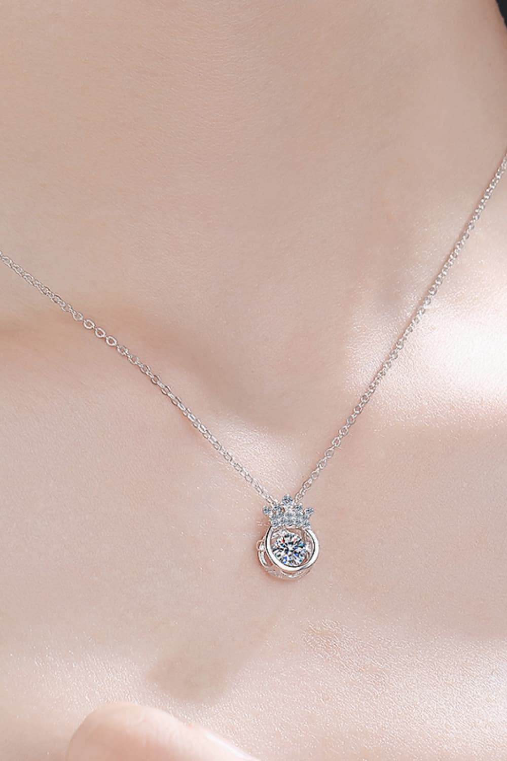 Moissanite 925 Sterling Silver Necklace - Delanoir
