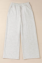 Elastic Waist Active Pants with Pockets - Delanoir