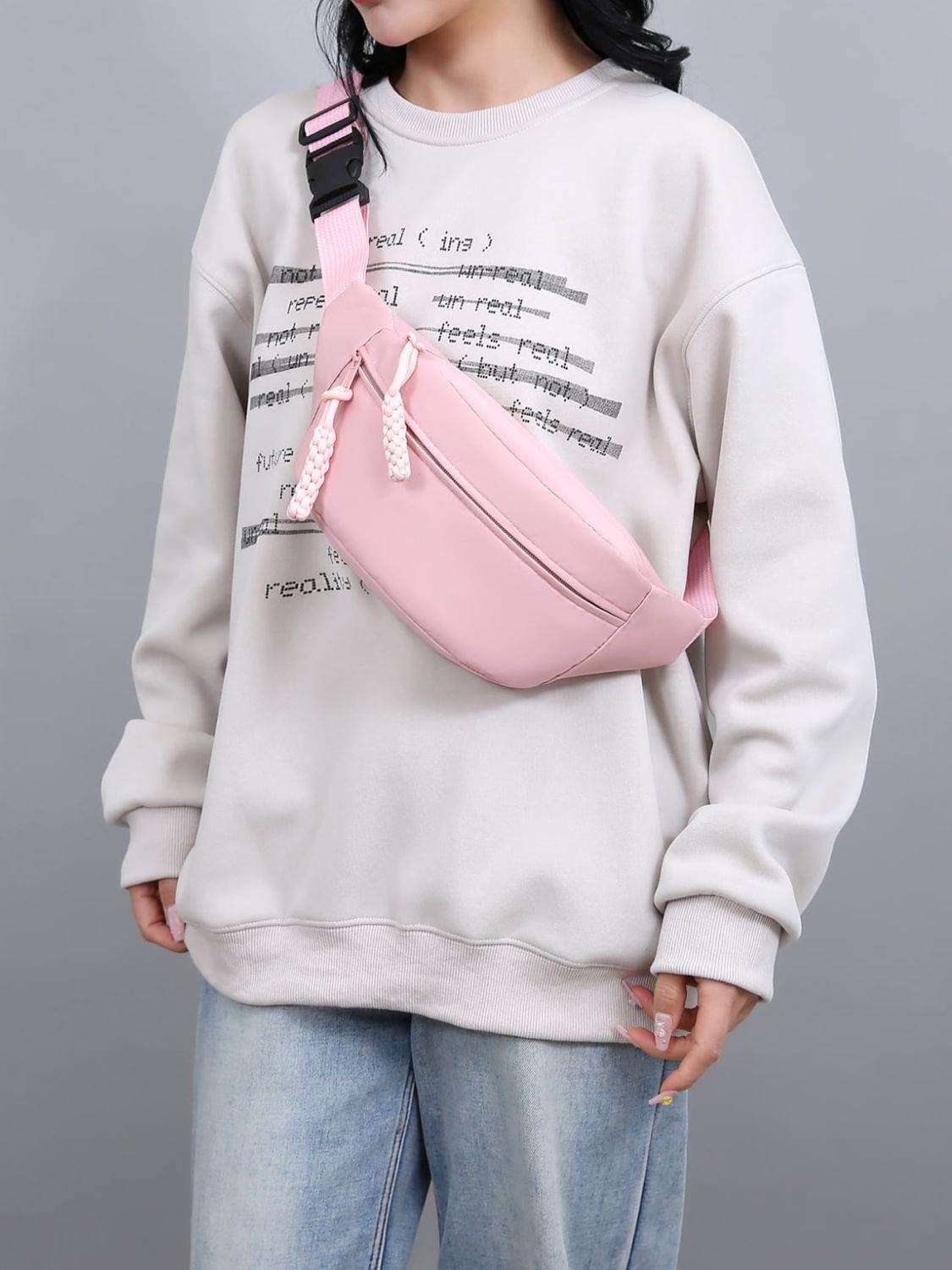 Oxford Cloth Adjustable Strap Sling Bag - Delanoir