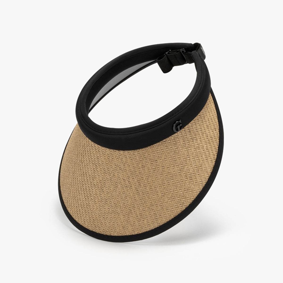 Solid Adjustable Weave Visor - Delanoir