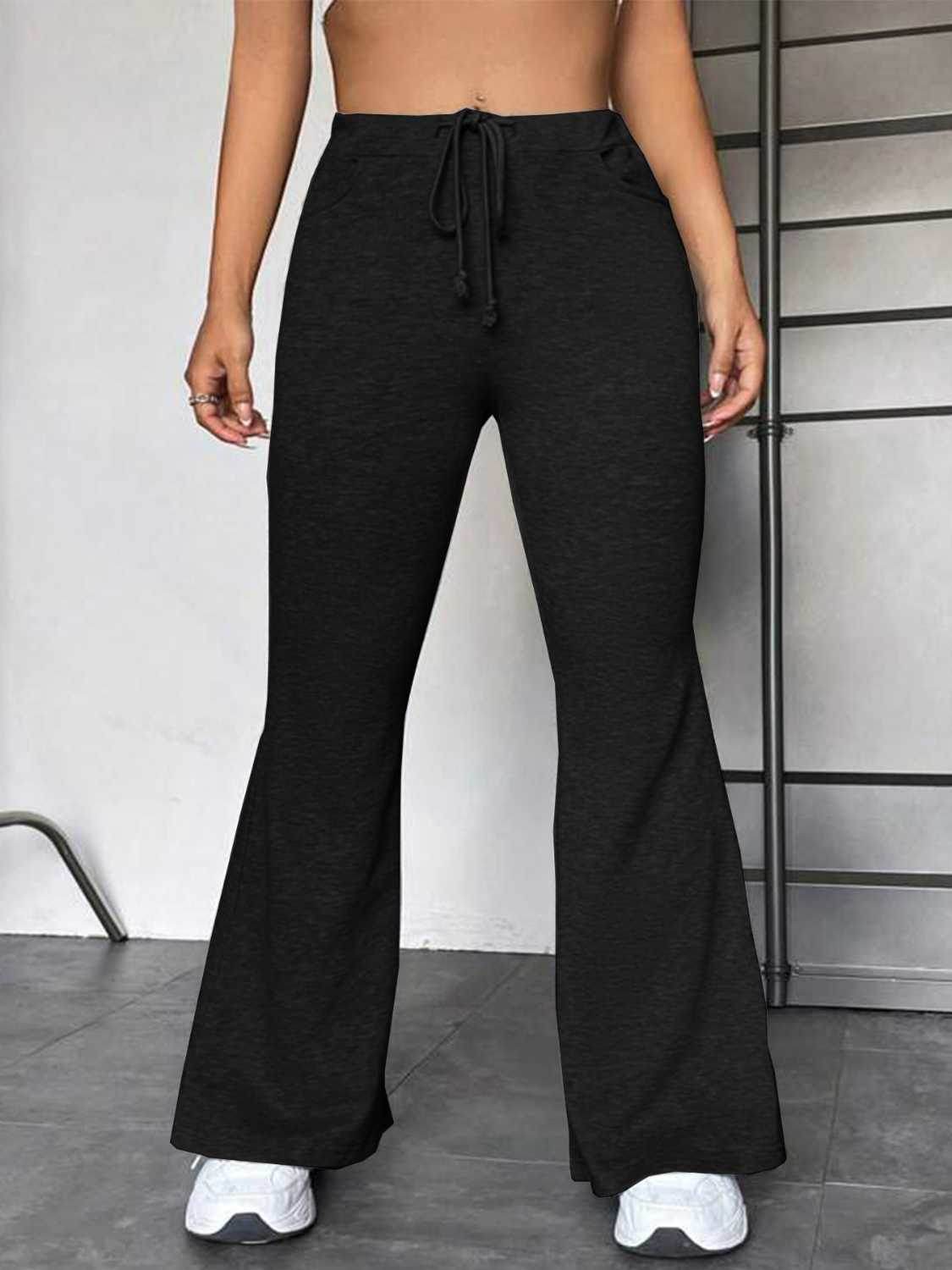 Drawstring Sweatpants with Pockets - Delanoir