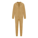 Zip Up Long Sleeve Hoodie and Joggers Set - Delanoir
