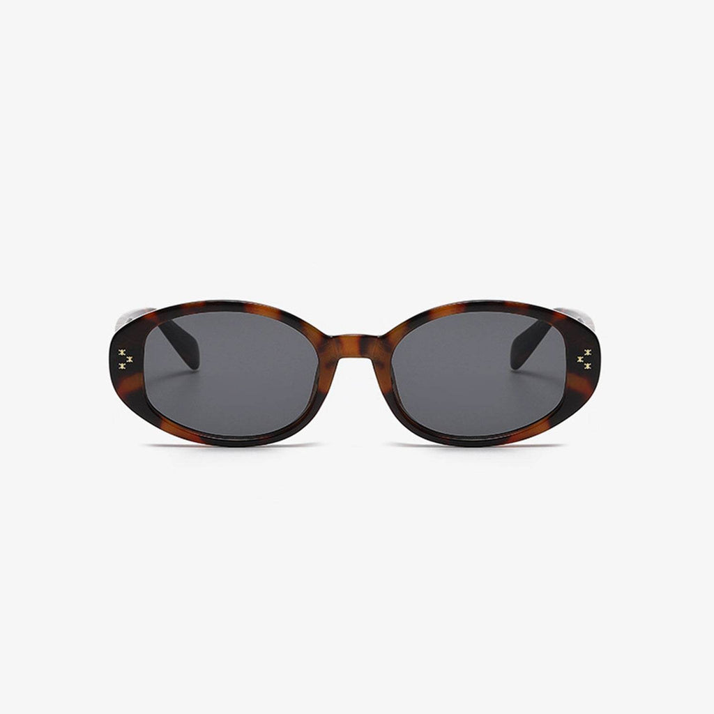 Polycarbonate Frame Oval Sunglasses - Delanoir