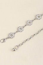 Rhinestone Decor Zinc Alloy Belt - Delanoir