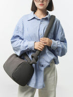 Puffy Nylon Medium Crossbody Bag - Delanoir
