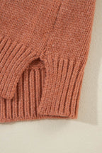 Slit Open Front Dropped Shoulder Cardigan - Delanoir