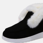 Furry Suede Snow Boots - Delanoir
