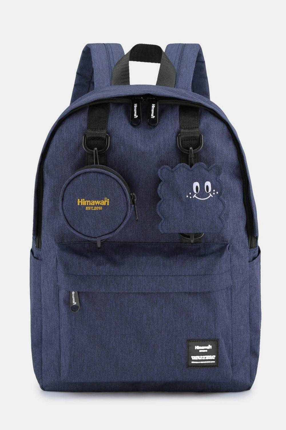 Himawari Waterproof Canvas Backpack Bag with Removable Coin Purse - Delanoir