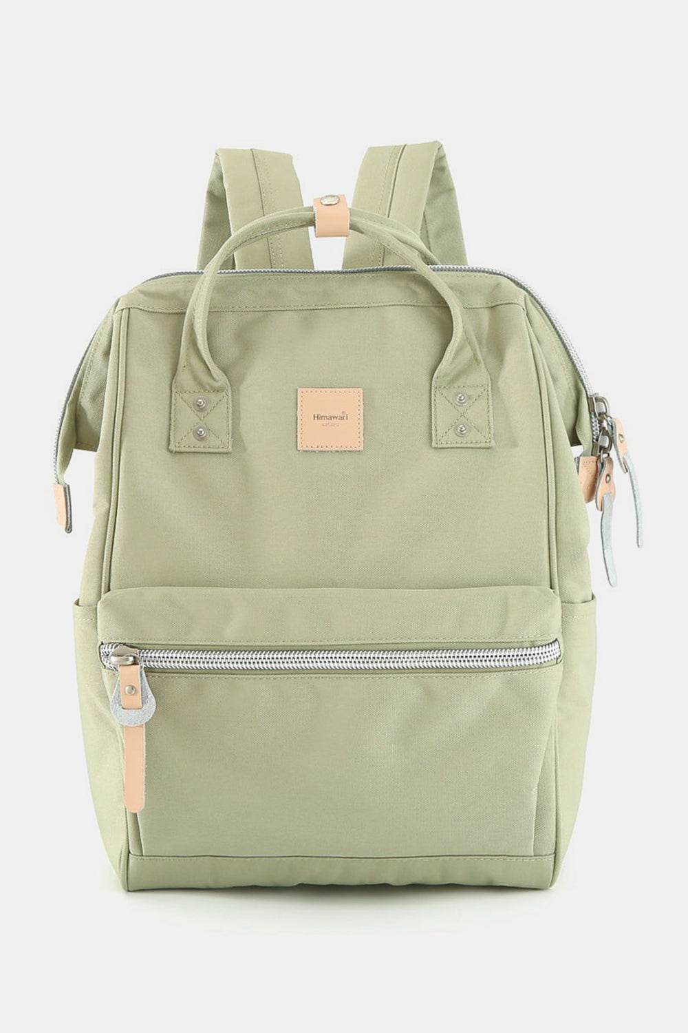 Himawari Water Resistant Canvas Backpack Bag with Side Pockets - Delanoir