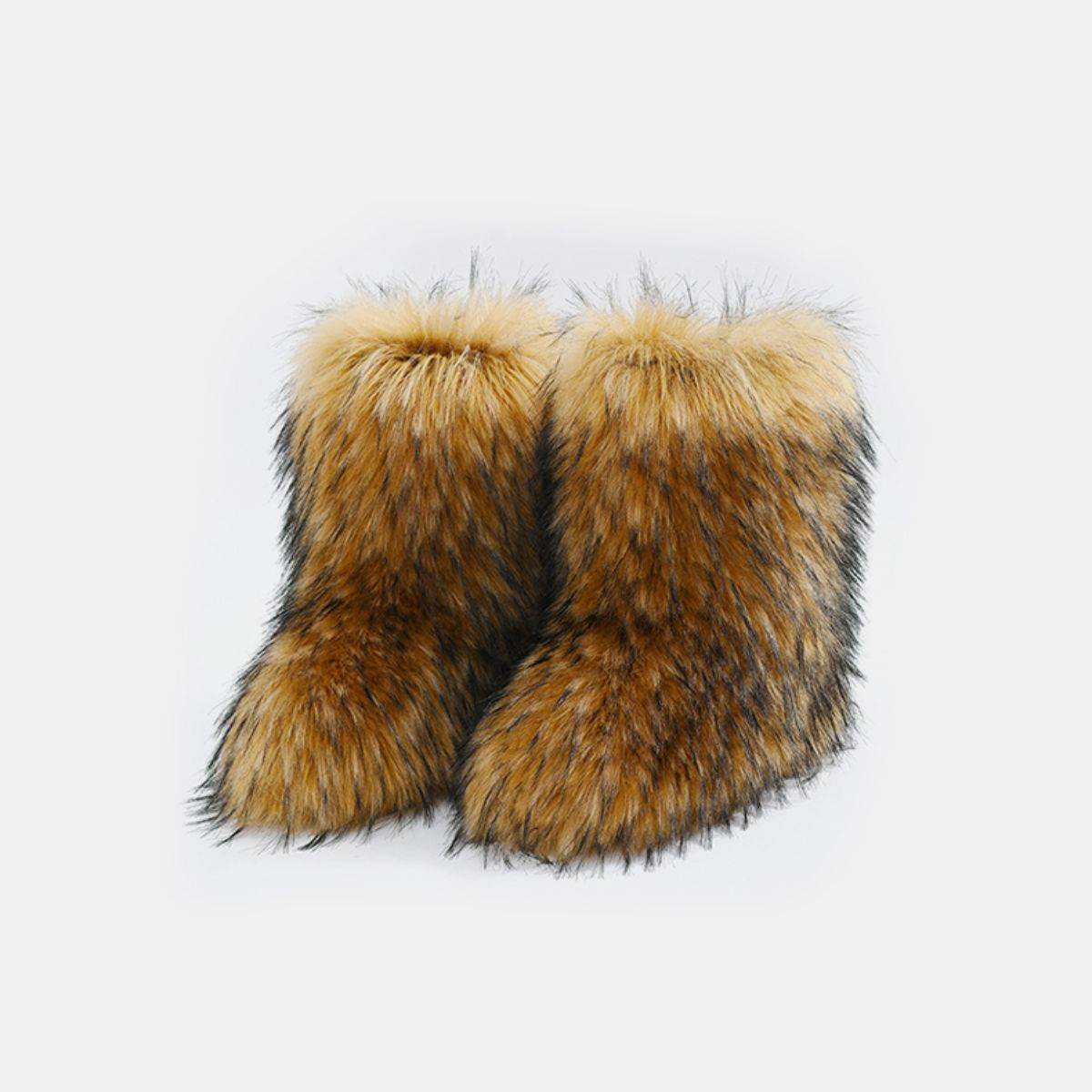 Thermal Fuzzy Platform Boots - Delanoir
