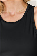 Basic Bae Full Size Round Neck Racerback Tank - Delanoir