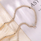 Titanium Steel Zircon Star Necklace - Delanoir