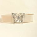 Butterfly Alloy Buckle Elastic Belt - Delanoir