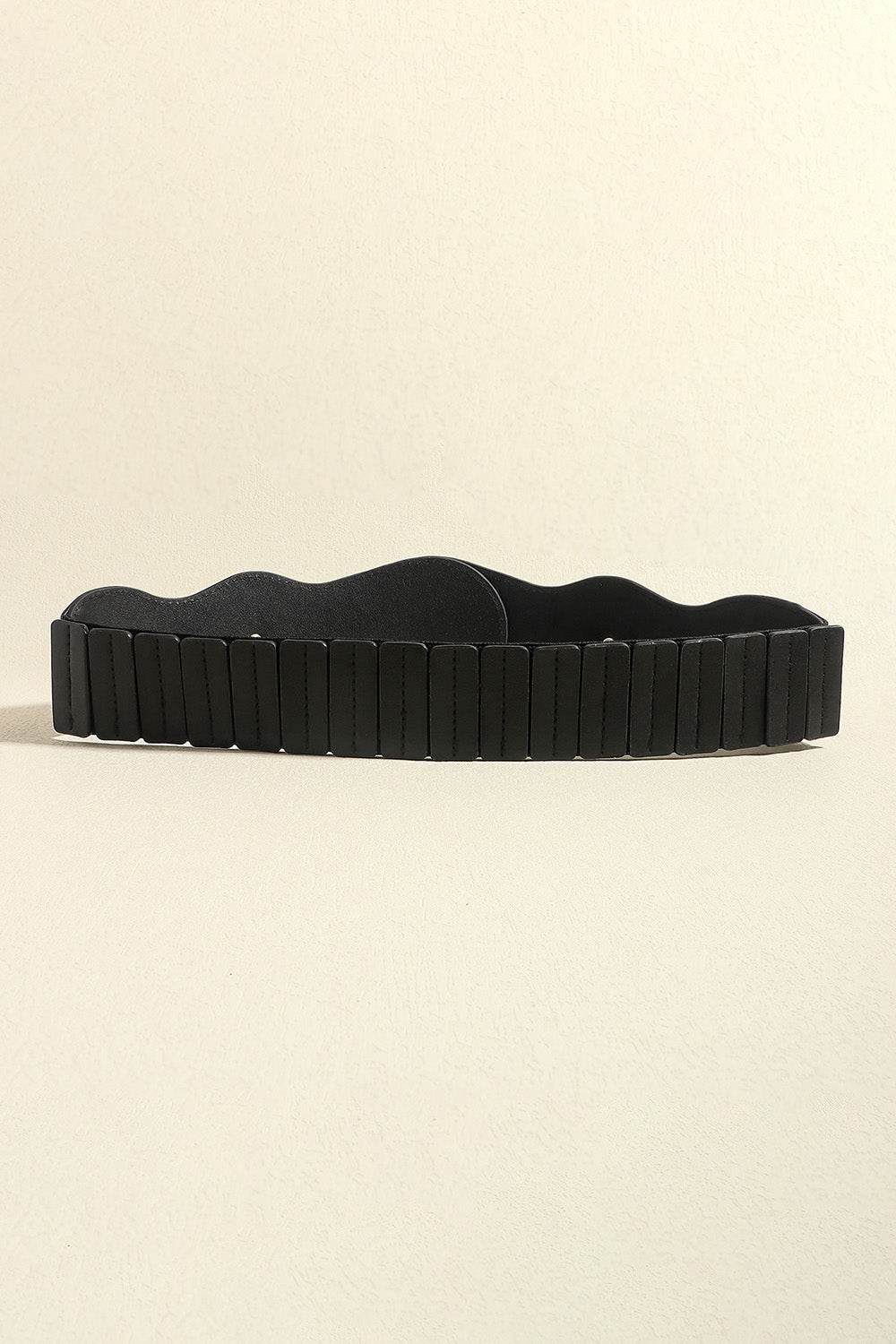 PU Leather Zinc Alloy Buckle Belt - Delanoir