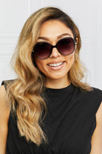 Metal-Plastic Hybrid Full Rim Sunglasses - Delanoir