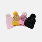 Thermal Knit Hat with Pompom - Delanoir