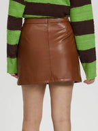 Mini Skirt with Zipper - Delanoir