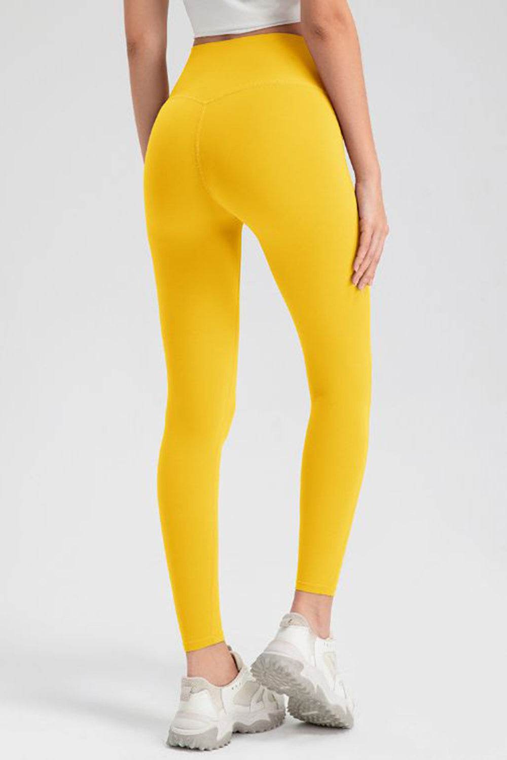 High Waist Skinny Active Pants - Delanoir
