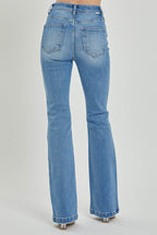 RISEN Full Size High Rise Button Fly Bootcut Jeans - Delanoir