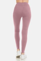 Leggings Depot Wide Waistband High Waist Leggings - Delanoir