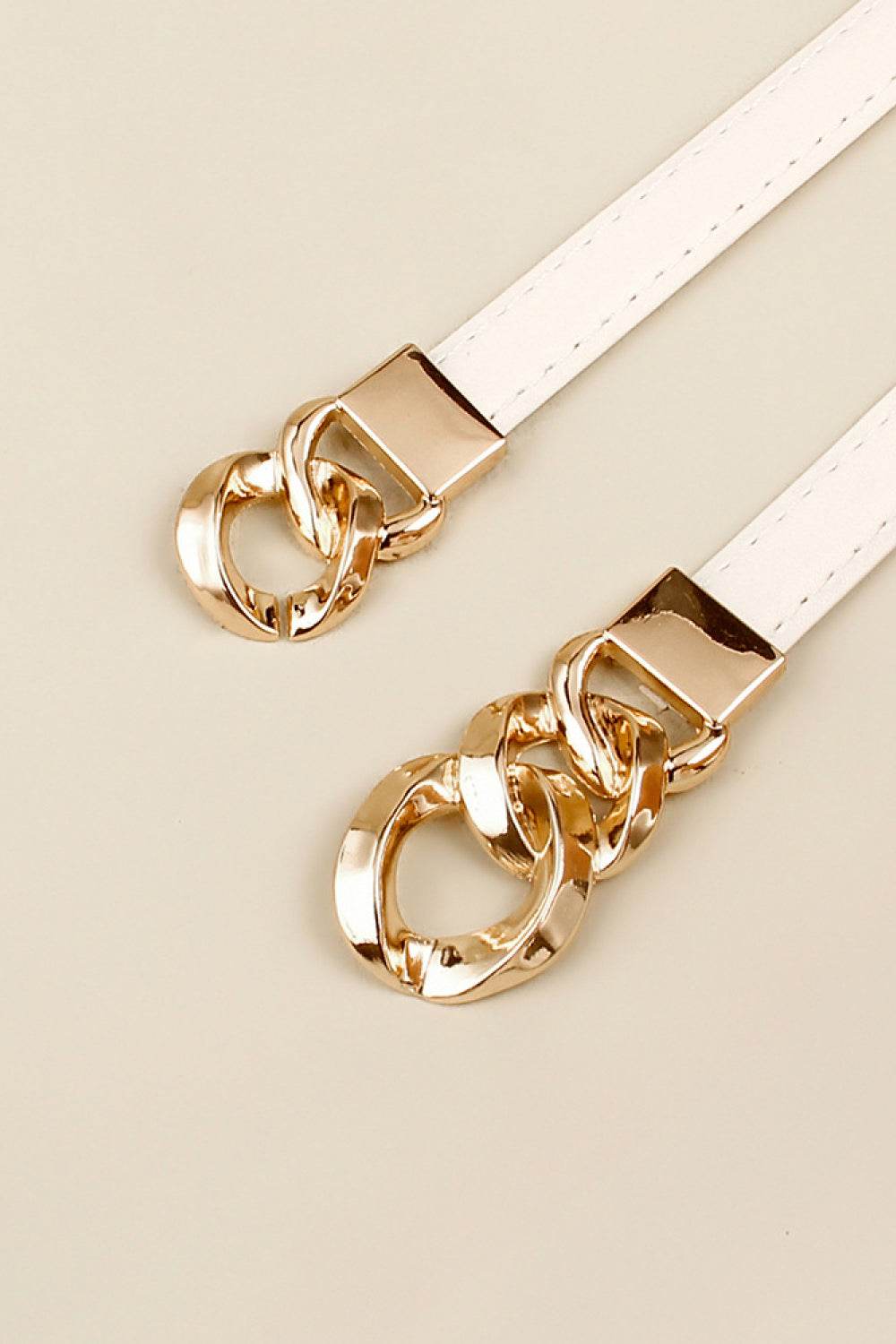 PU Skinny Belt - Delanoir