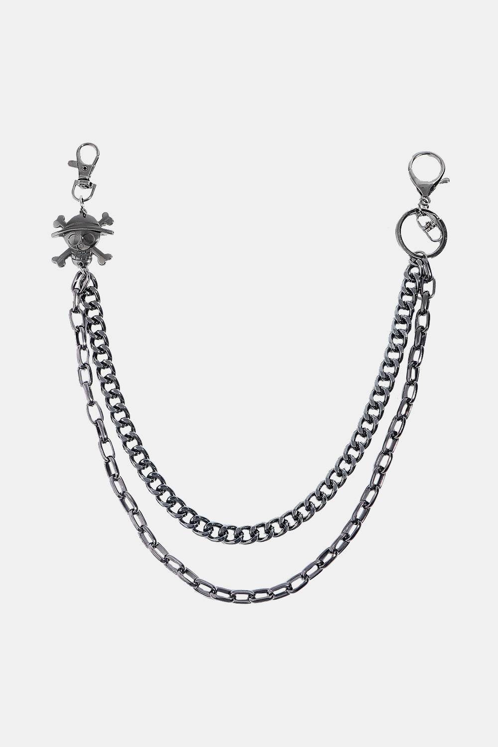 Treasure Point Shape Double Layer Alloy Belt - Delanoir