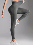 High Waist Active Leggings - Delanoir
