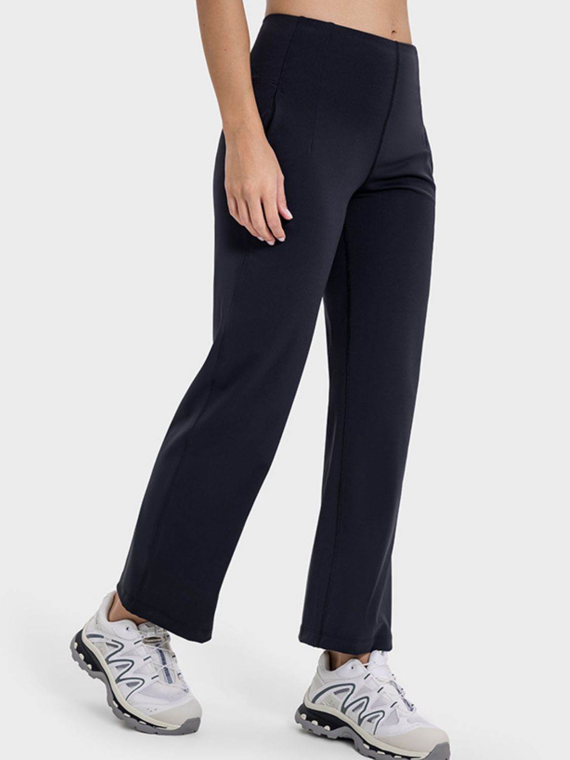 Millennia Pocketed High Waist Active Pants - Delanoir