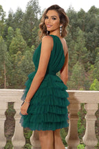 One-Shoulder Sleeveless Dress - Delanoir