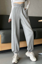 Crisscross Long Sweatpants - Delanoir