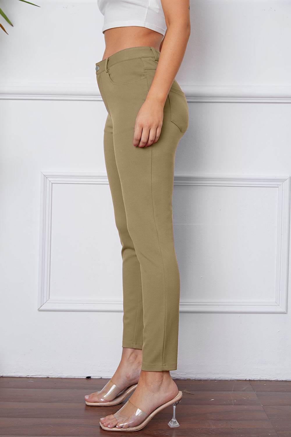 StretchyStitch Pants by Basic Bae - Delanoir