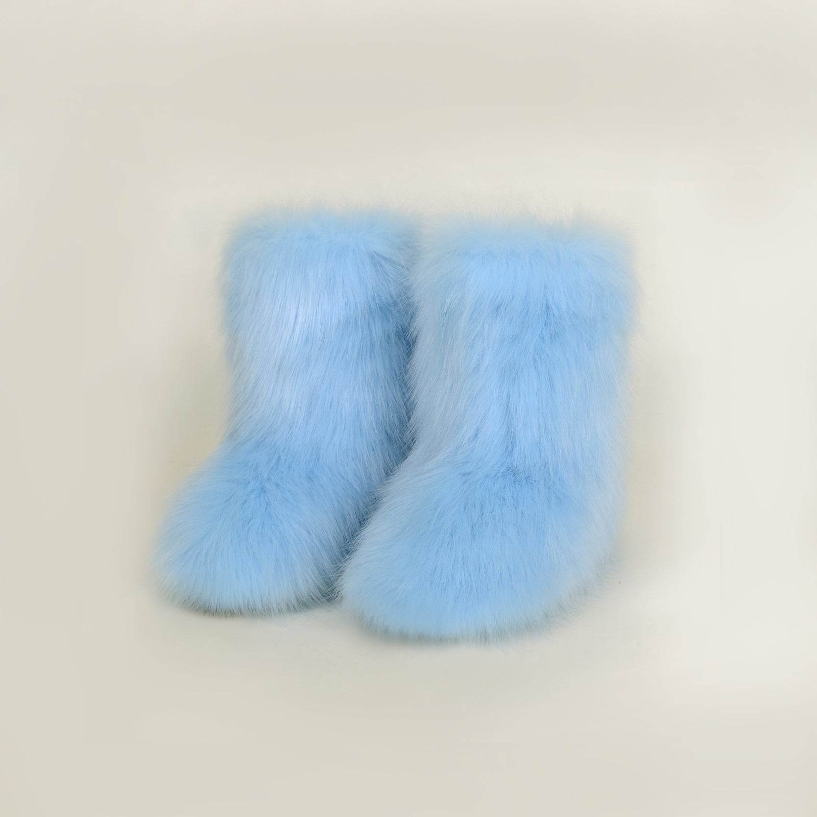 Thermal Fuzzy Platform Boots - Delanoir