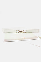Alloy Buckle Elastic Belt - Delanoir