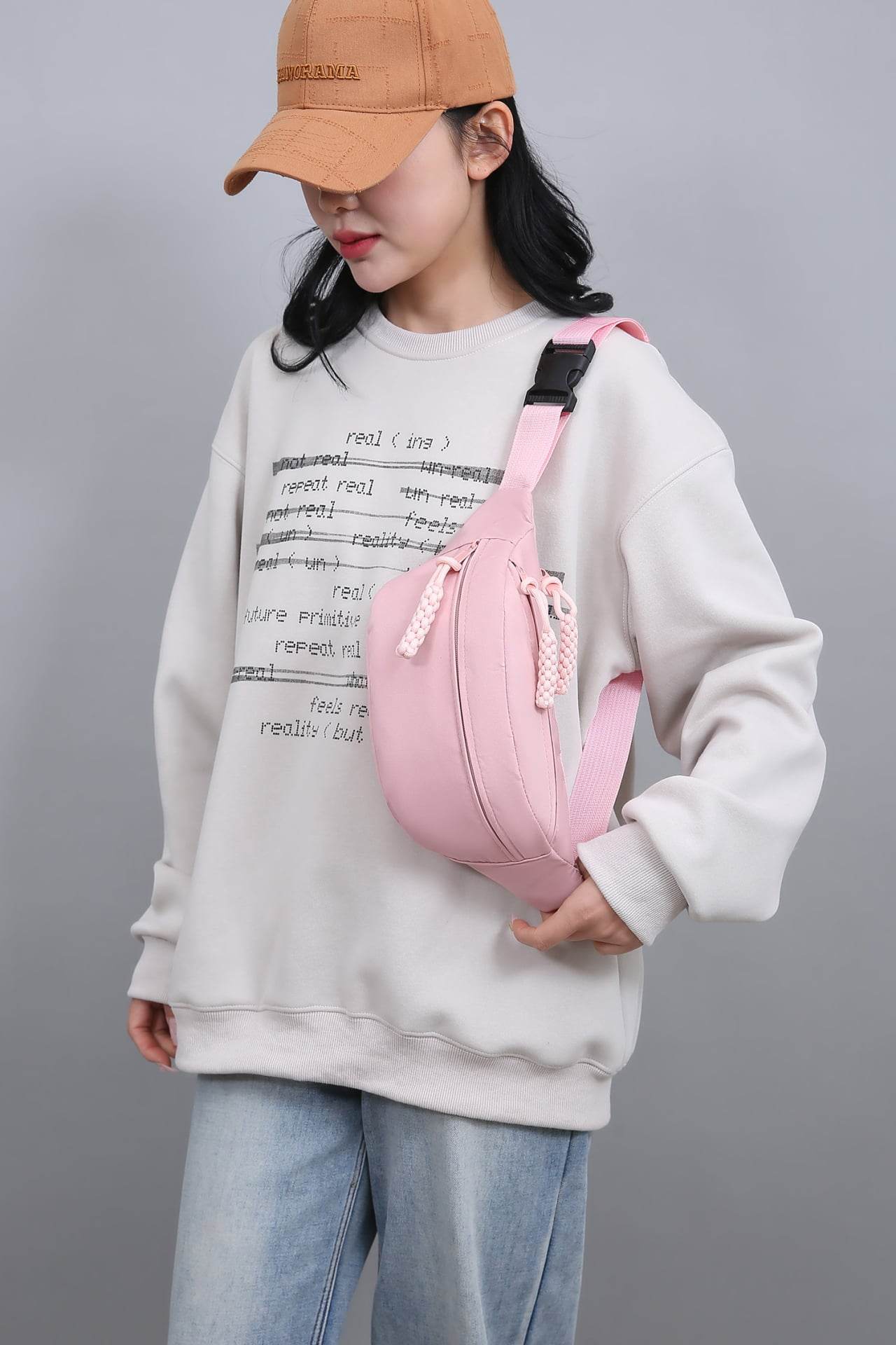 Oxford Cloth Adjustable Strap Sling Bag - Delanoir