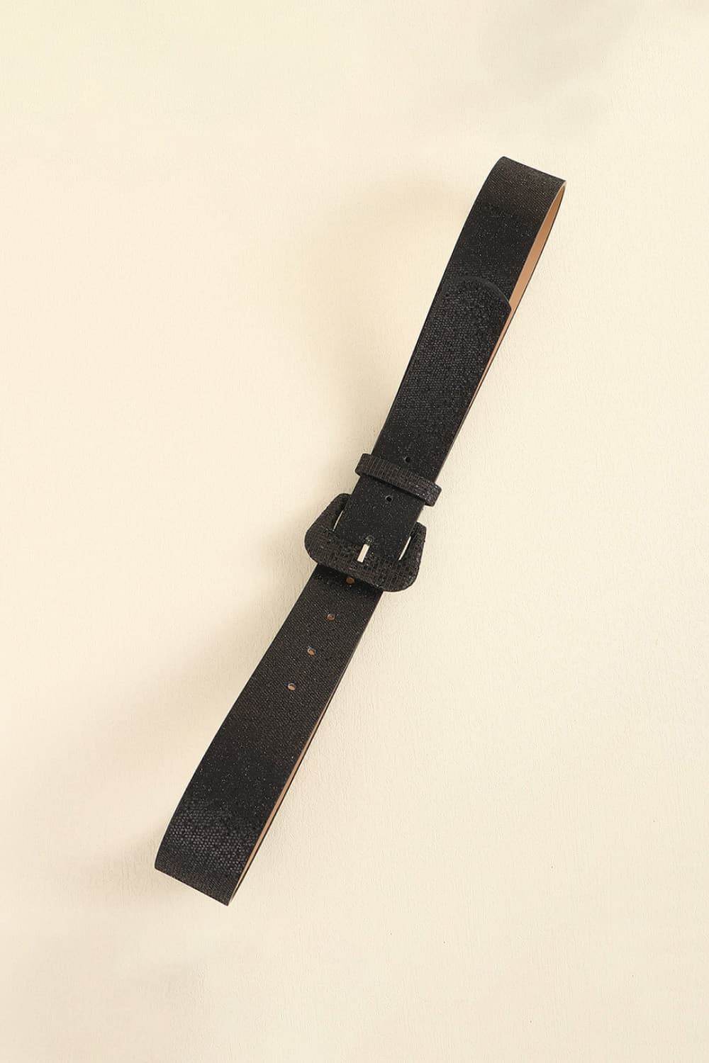 Glitter PU Leather Belt - Delanoir