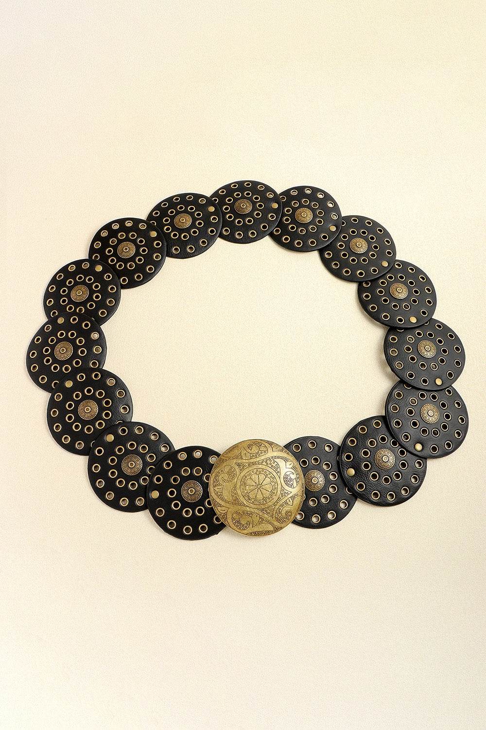 Vintage PU Leather Wide Belt - Delanoir