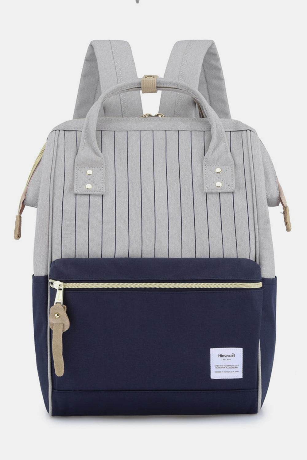 Himawari Waterproof Canvas Backpack Bag with Side Pockets - Delanoir