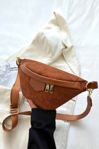 Zenana Corduroy Crossbody Bag with Removable Strap - Delanoir