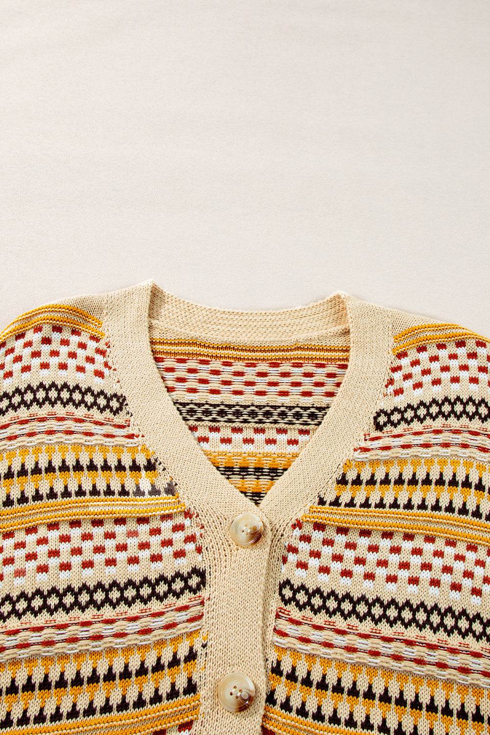 Button Down Long Sleeve Cardigan - Delanoir
