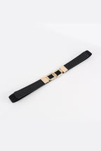 Geometric Double Buckle Elastic Belt - Delanoir