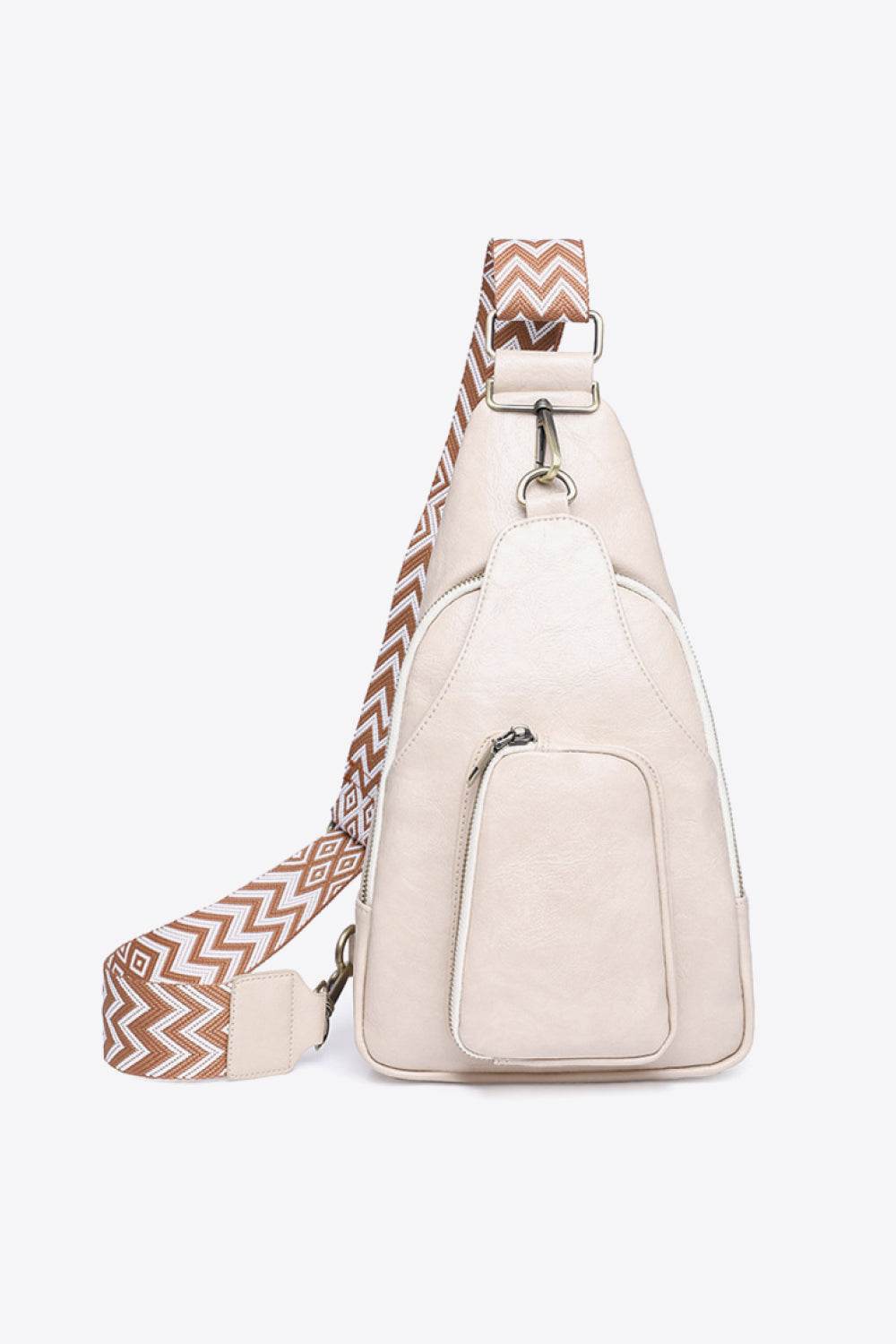 Adored Take A Trip PU Leather Sling Bag - Delanoir