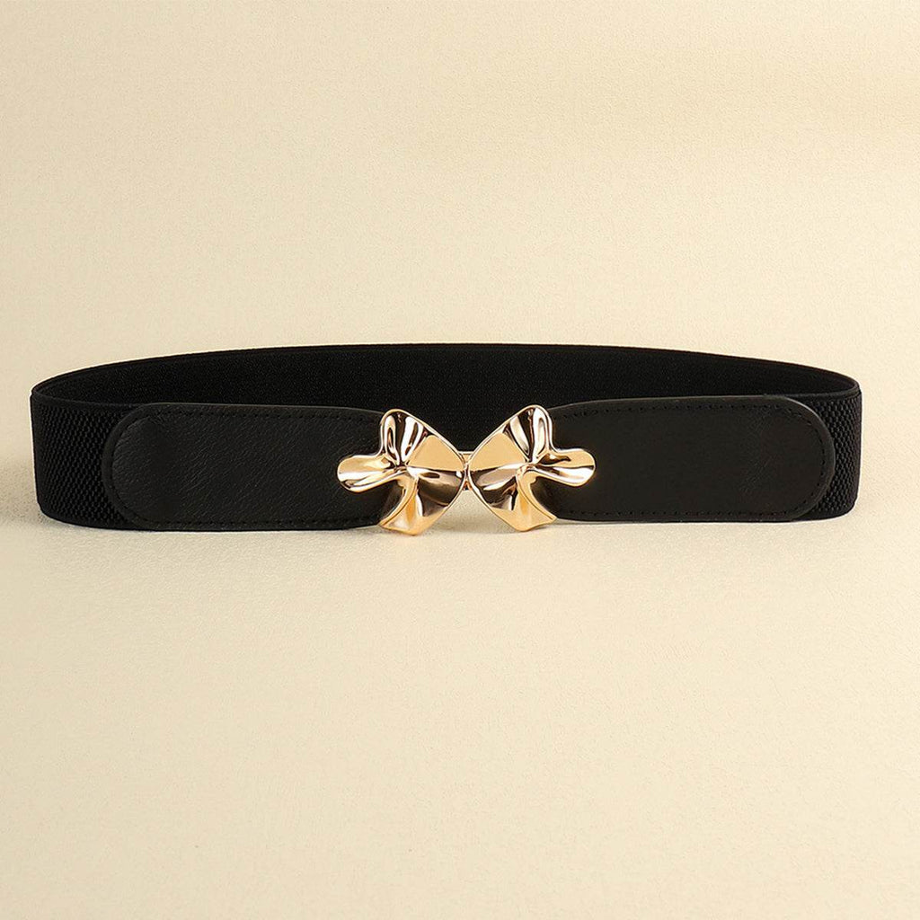 Alloy Buckle Elastic Belt - Delanoir