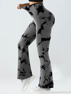 Tie-Dye High Waist Active Leggings - Delanoir