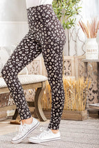 Heimish Full Size Leopard High Waist Leggings - Delanoir