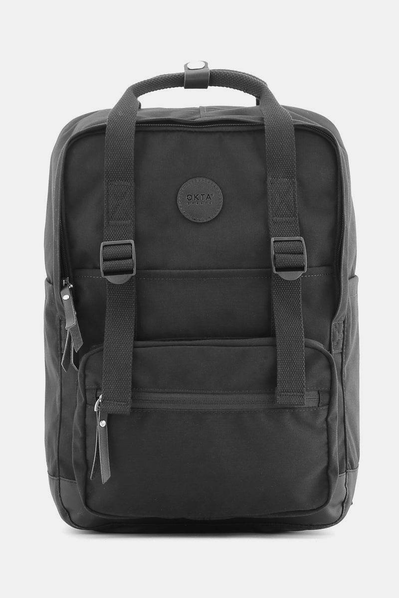 Himawari Waterproof Canvas Backpack Bag with Side Pockets - Delanoir