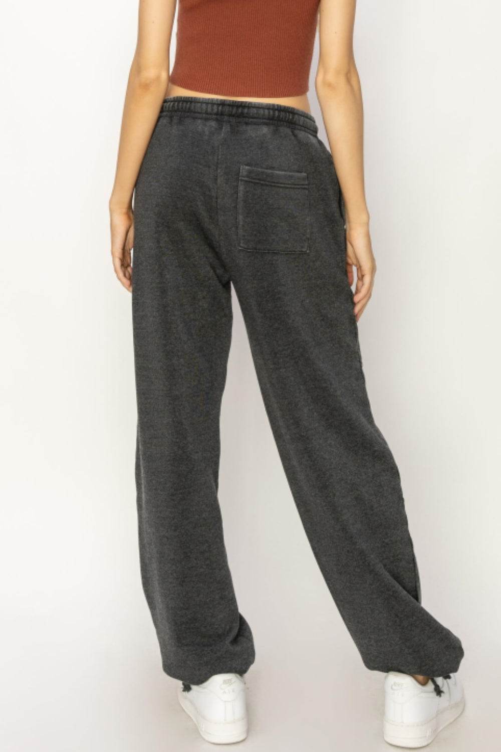 HYFVE Stitched Design Drawstring Sweatpants - Delanoir